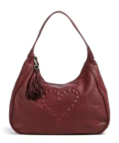 Taschendieb Wien Herzoggasse 6 Shoulder bag grained cow leather wine