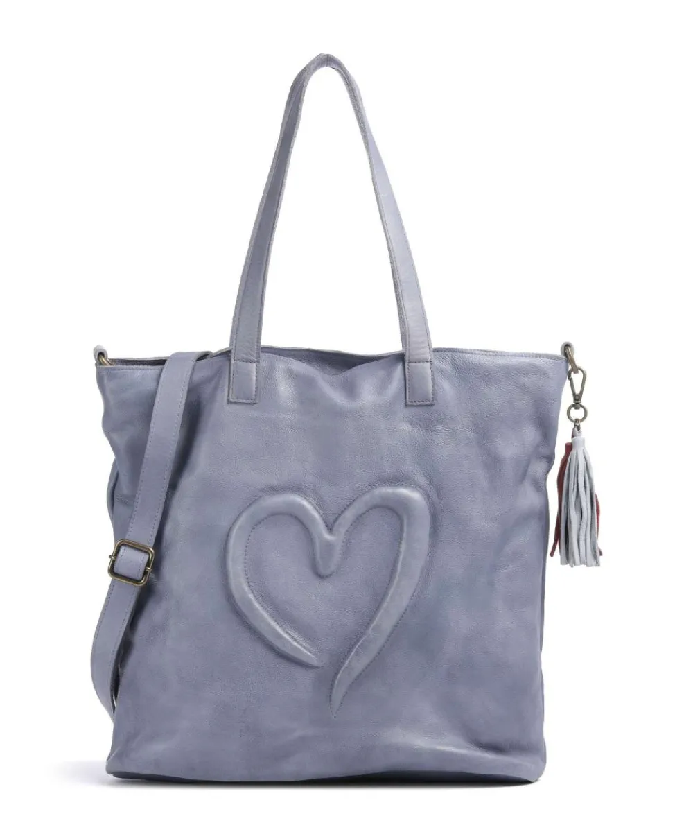 Outlet Herzweg 1 Tote bag grained leather Tote Bags