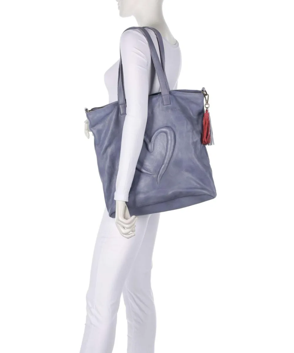 Outlet Herzweg 1 Tote bag grained leather Tote Bags
