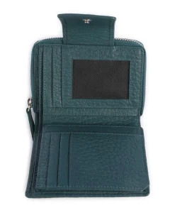Voi Hirsch Ida NFC Wallet grained cow leather petrol New