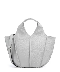 Voi Hirsch Jela Handbag grained leather light grey Discount
