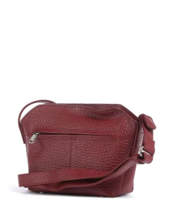 Voi Hirsch Orania Crossbody bag grained leather red New