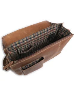 Aunts & Uncles Hunter Medium Judd Messenger bag buffalo leather tan Clearance
