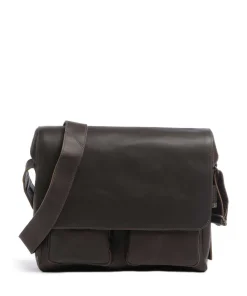 Aunts & Uncles Hunter Nick Briefcase 14″ buffalo leather dark brown Discount