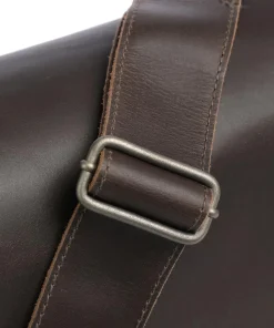 Aunts & Uncles Hunter Nick Briefcase 14″ buffalo leather dark brown Discount