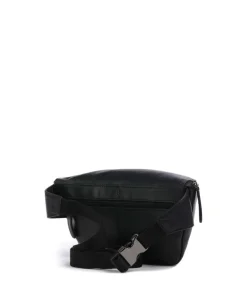 Strellson Hyde Fanny pack fine grain leather black Best