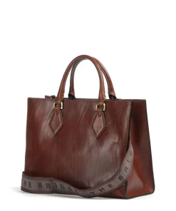 The Bridge Ida Handbag fine grain cow leather brown New