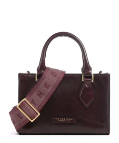 The Bridge Ida Handbag fine grain cow leather wine Sale