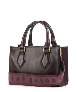 The Bridge Ida Handbag fine grain cow leather wine Sale