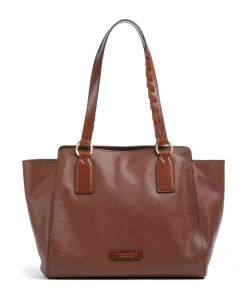 The Bridge Ines Tote bag grained cow leather brown Discount