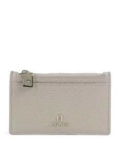 AIGNER Ivy Credit card holder grained cow leather beige Best