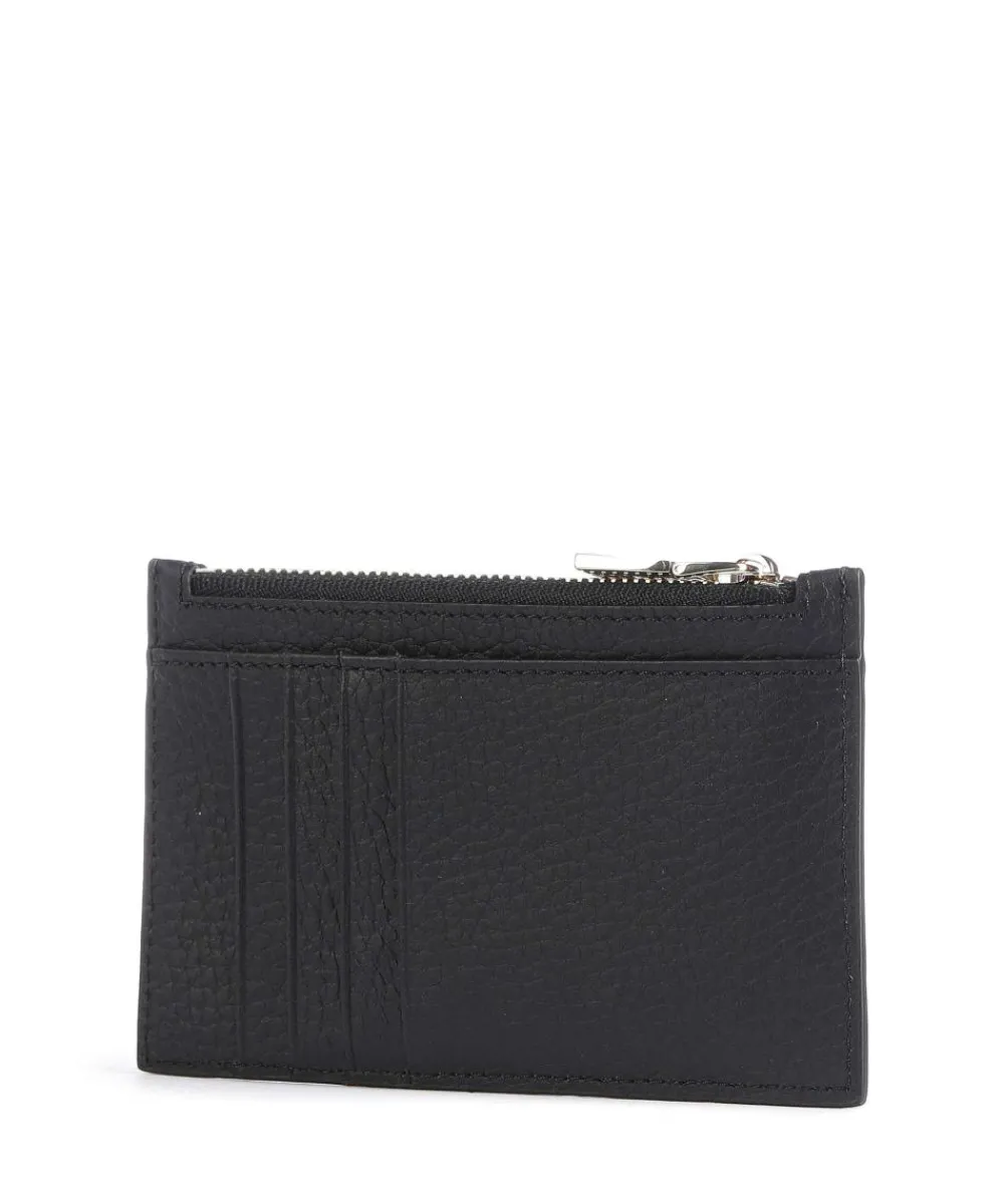 AIGNER Ivy Credit card holder grained cow leather black Online