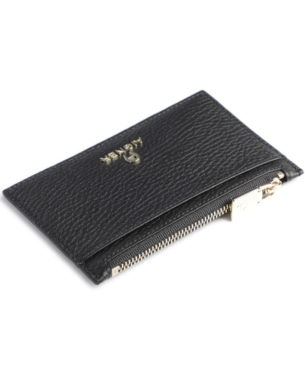 AIGNER Ivy Credit card holder grained cow leather black Online