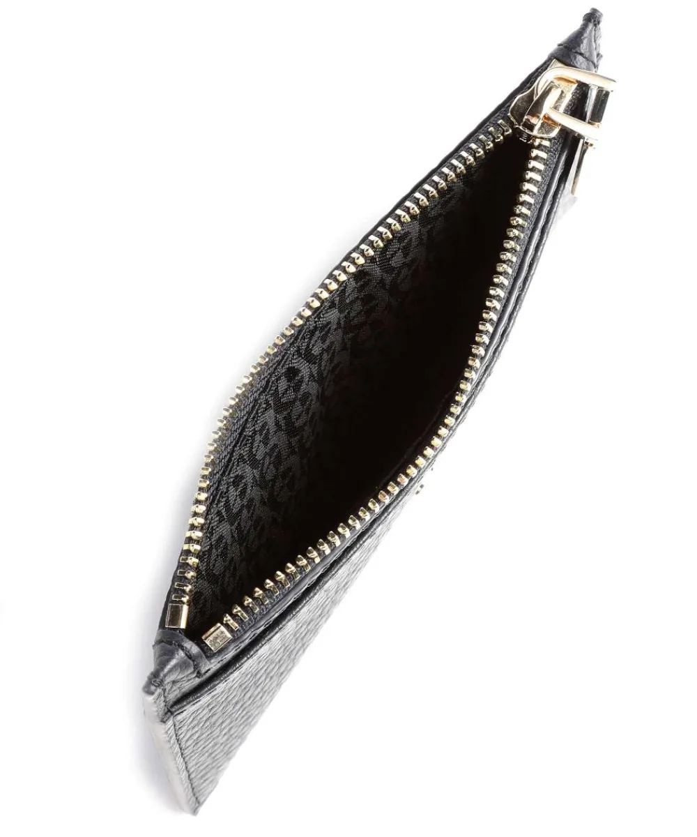 AIGNER Ivy Credit card holder grained cow leather dark blue Discount