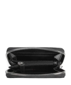 AIGNER Ivy Wallet grained leather black Clearance