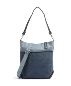 Zwei Jana J12 Hobo bag imitation leather blue