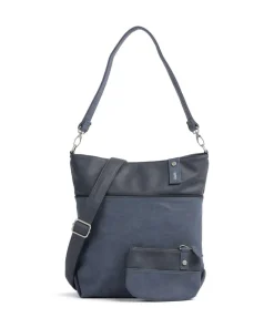 Zwei Jana J12 Hobo bag imitation leather dark blue
