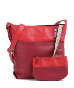 Zwei Jana J10 Shoulder bag imitation leather red Online
