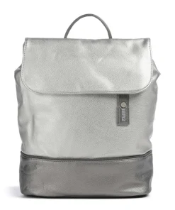 Zwei Jana JR13 Backpack imitation leather silver Sale