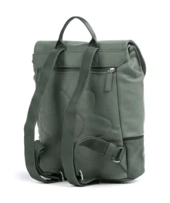 Zwei Jana JR13 Backpack imitation leather greygreen Hot