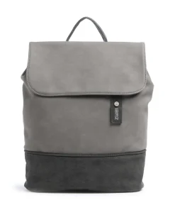 Zwei Jana JR13 Backpack imitation leather grey Outlet