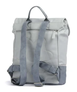 Zwei Jana JR13 Backpack imitation leather light grey New