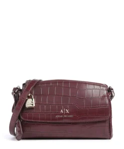Armani Exchange Jane Crossbody bag imitation leather wine Discount