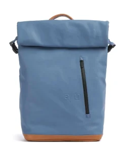 Aunts & Uncles Japan Fukui Rolltop backpack 15″ organic cotton blue Online