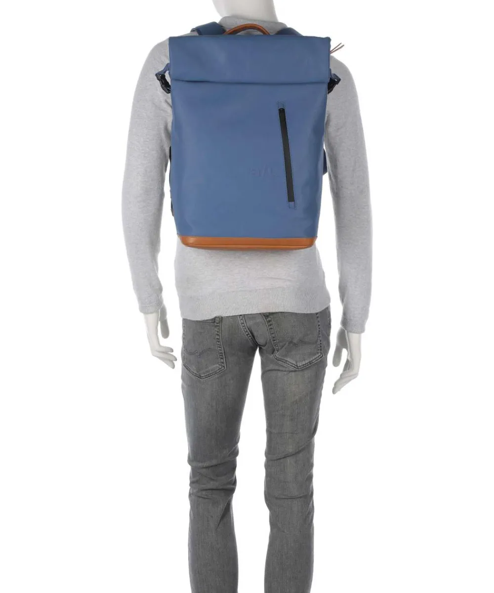 Aunts & Uncles Japan Fukui Rolltop backpack 15″ organic cotton blue Online