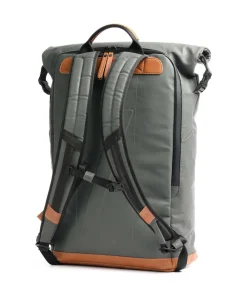 Aunts & Uncles Japan Matsuyama Rolltop backpack 16″ organic cotton dark grey New
