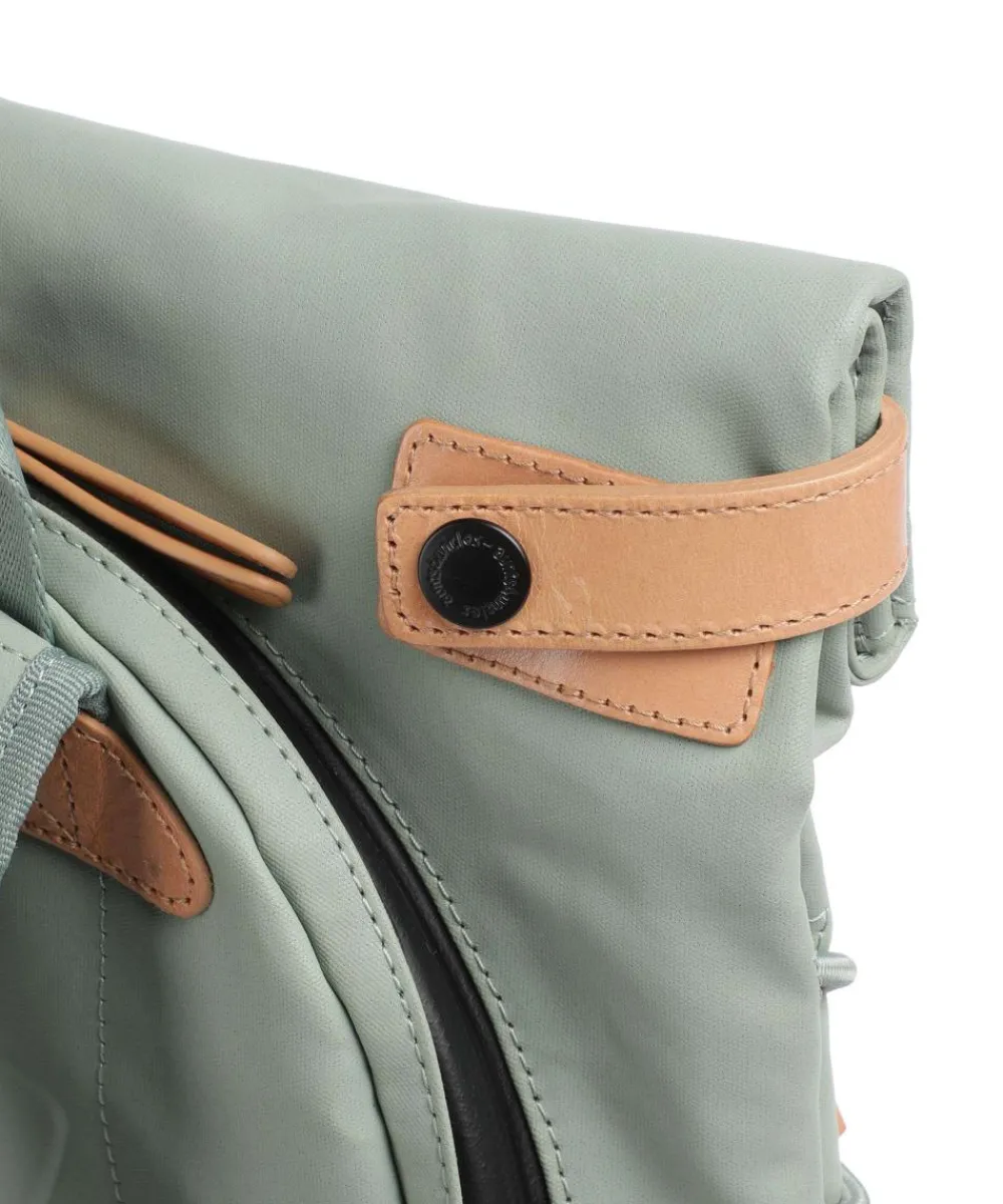 Aunts & Uncles Japan Osaka Rolltop backpack 15″ canvas green-blue Clearance