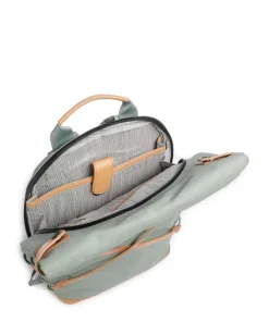 Aunts & Uncles Japan Osaka Rolltop backpack 15″ canvas green-blue Clearance