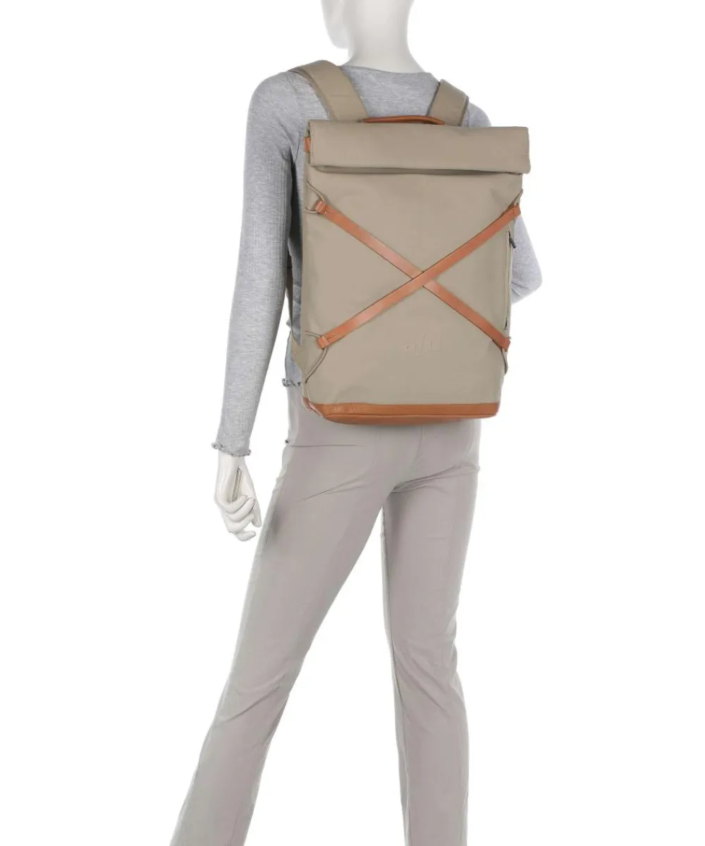 Aunts & Uncles Japan Osaka Rolltop backpack 15″ canvas beige Online