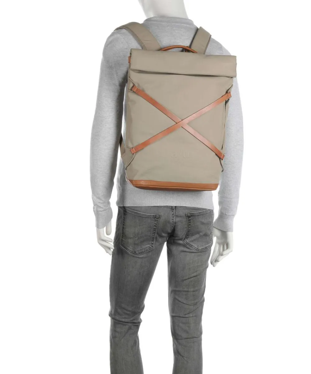 Aunts & Uncles Japan Osaka Rolltop backpack 15″ canvas beige Online