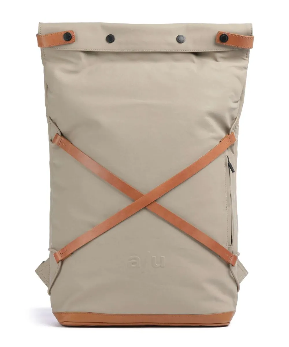 Aunts & Uncles Japan Osaka Rolltop backpack 15″ canvas beige Online