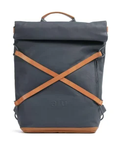 Aunts & Uncles Japan Osaka Rolltop backpack 15″ canvas dark grey Outlet