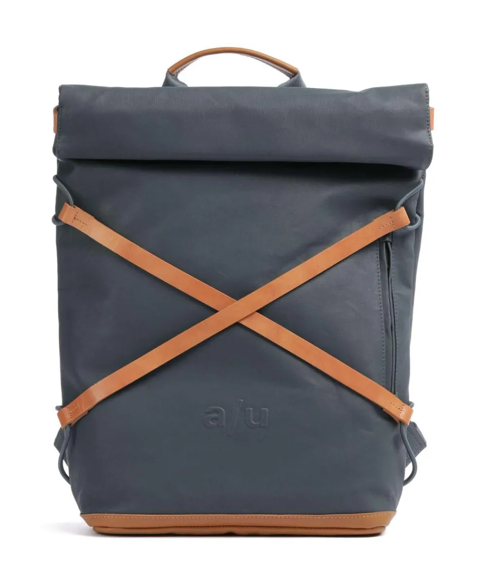 Aunts & Uncles Japan Osaka Rolltop backpack 15″ canvas dark grey Outlet