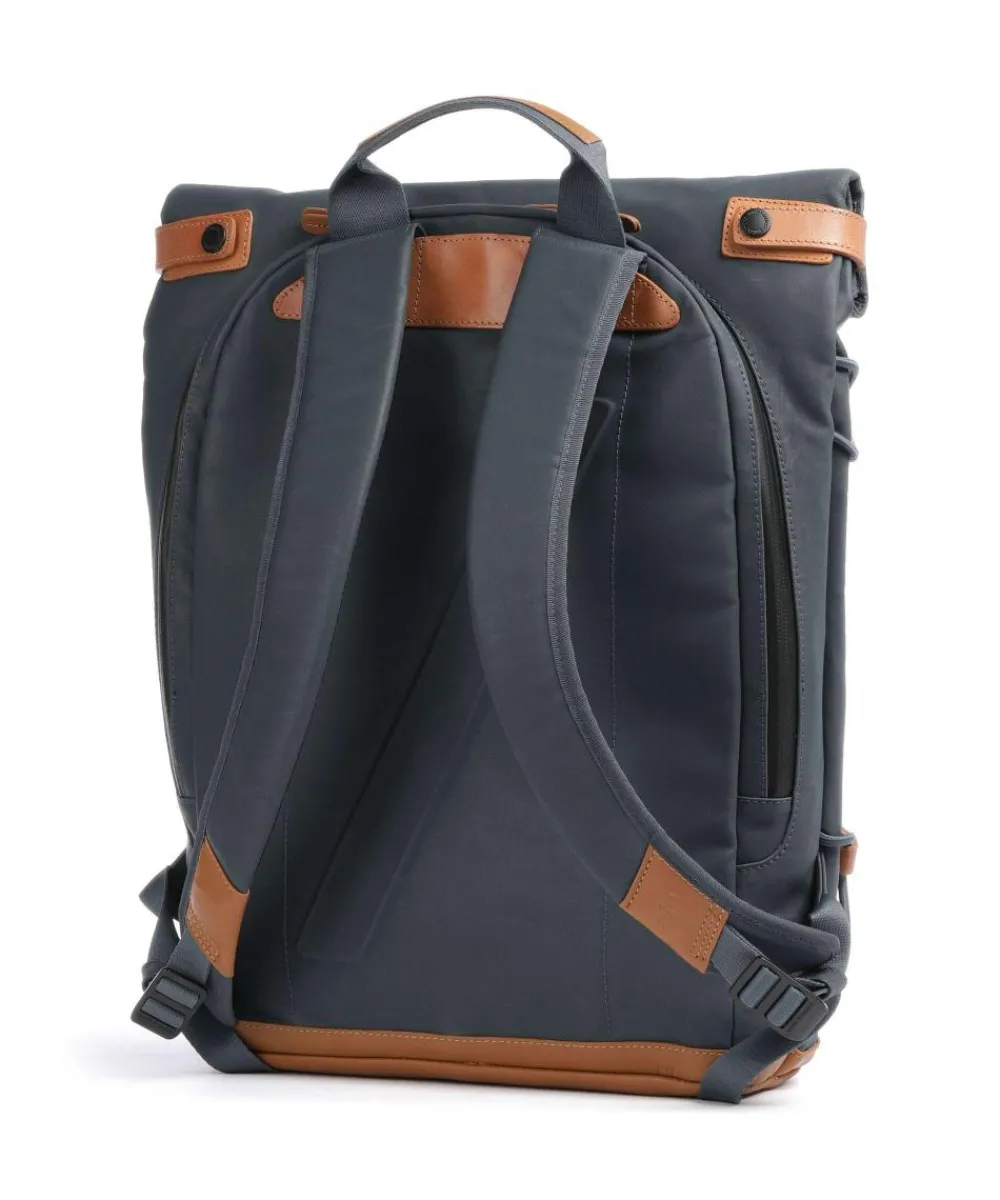 Aunts & Uncles Japan Osaka Rolltop backpack 15″ canvas dark grey Outlet
