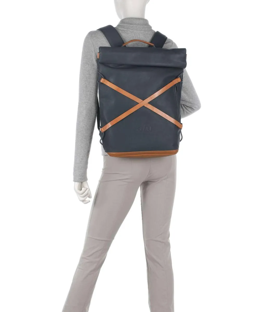 Aunts & Uncles Japan Osaka Rolltop backpack 15″ canvas dark grey Outlet