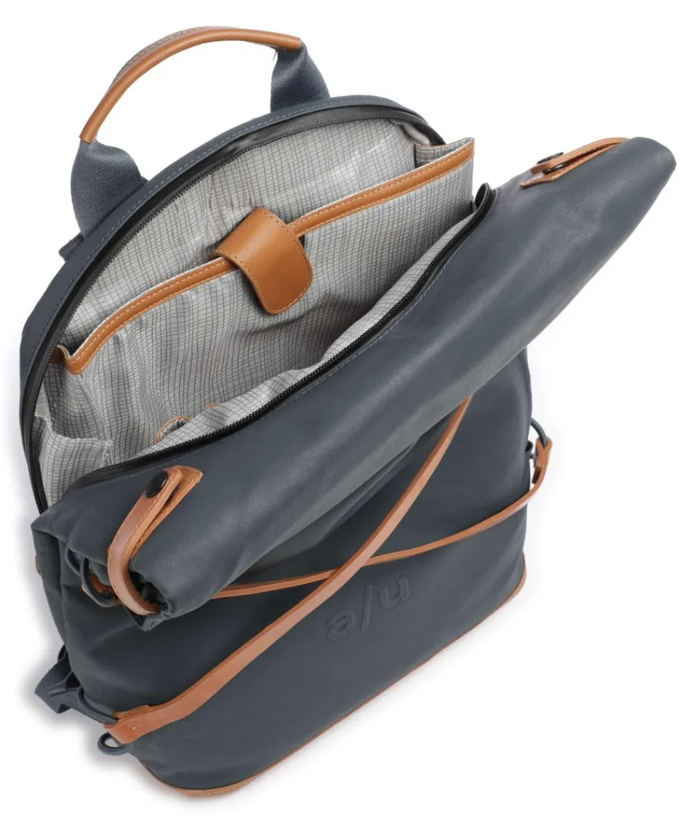 Aunts & Uncles Japan Osaka Rolltop backpack 15″ canvas dark grey Outlet