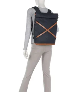 Aunts & Uncles Japan Osaka Rolltop backpack 15″ canvas dark blue Hot