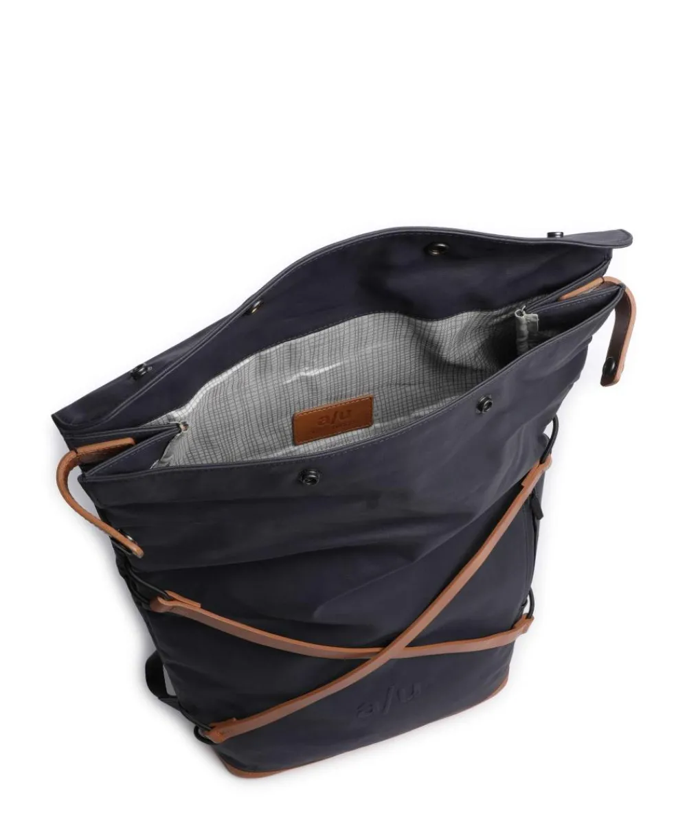 Aunts & Uncles Japan Osaka Rolltop backpack 15″ canvas dark blue Hot