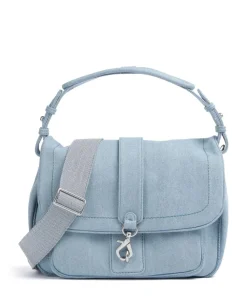 Abro Jeans Star Saddle Hobo bag cotton light blue Sale