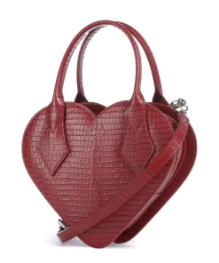 New Josephine Heart Embossed Croc Mini Handbag embossed calfskin Handbags|Crossbody Bags