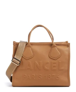 Lancel Jour M Handbag grained cow leather camel Discount