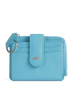 Braun Büffel Joy RFID Credit card holder grained cow leather turquoise Best