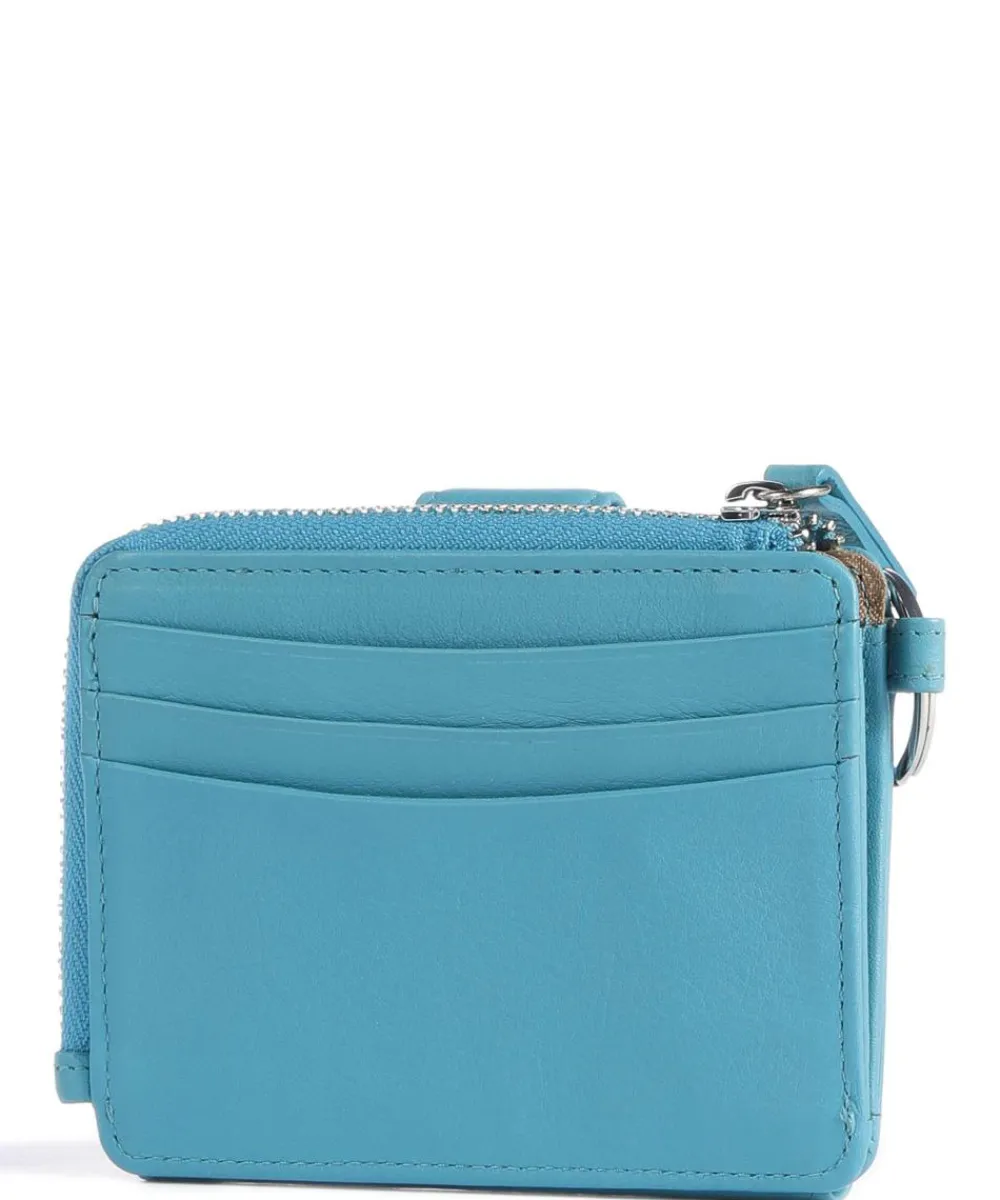 Braun Büffel Joy RFID Credit card holder grained cow leather turquoise Best
