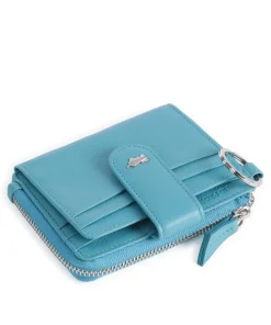 Braun Büffel Joy RFID Credit card holder grained cow leather turquoise Best