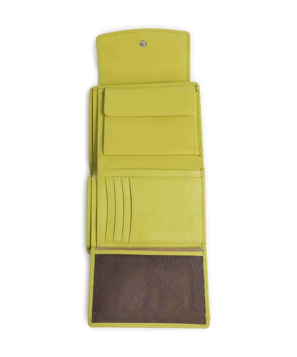 Braun Büffel Joy RFID Wallet soft cow leather light green Sale