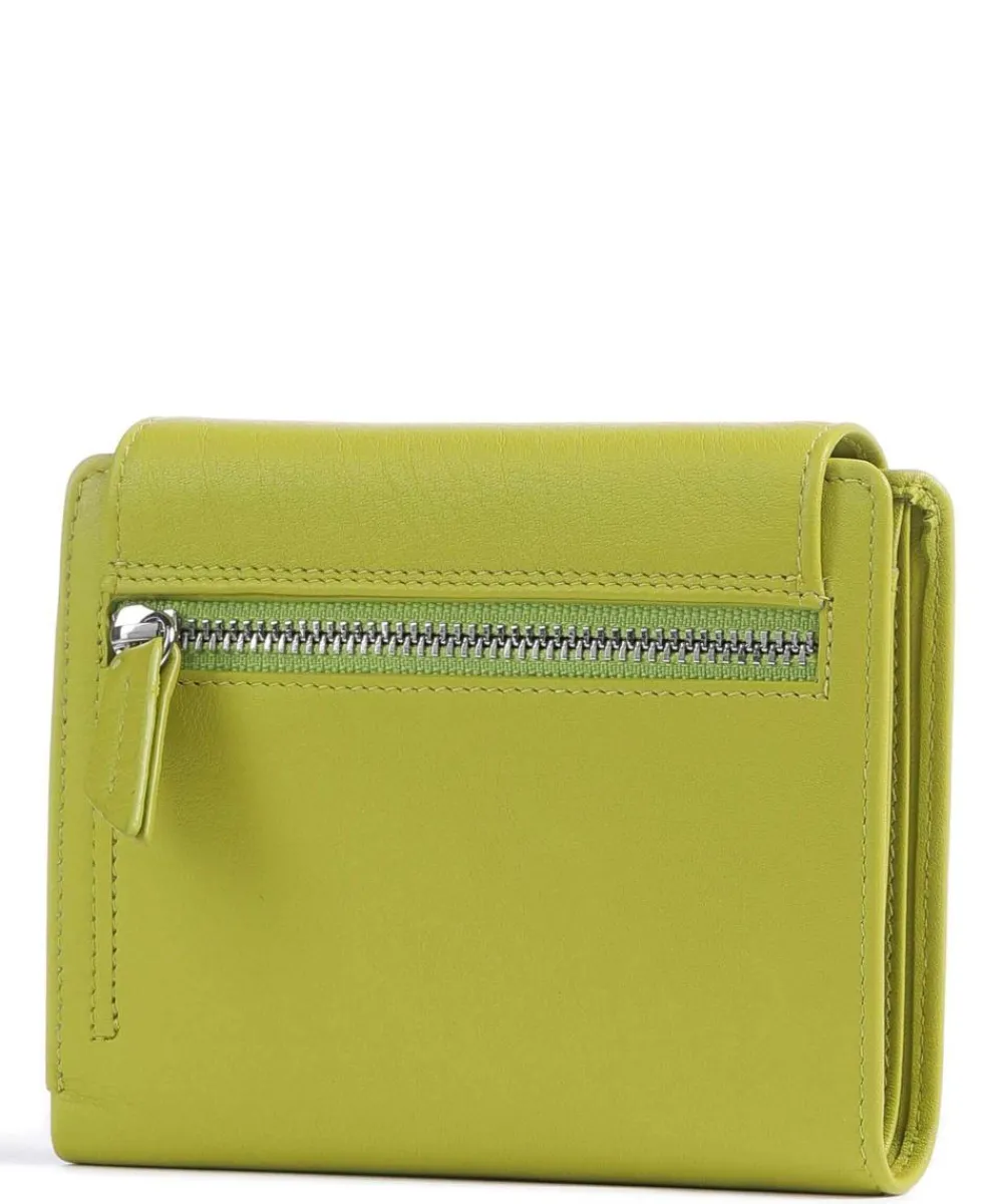 Braun Büffel Joy RFID Wallet soft cow leather light green Sale